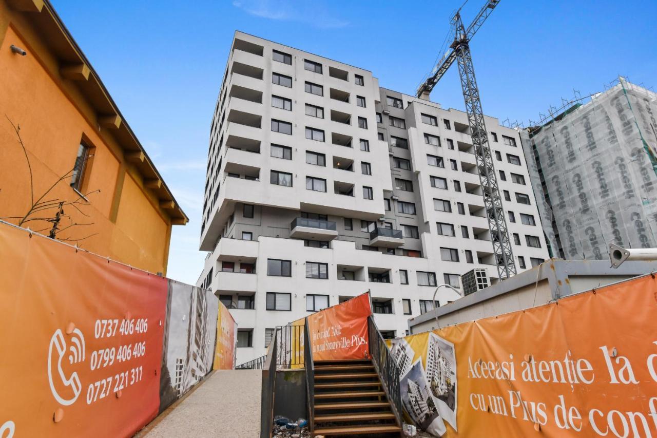 Appartement Modern In New Building With Panoramic View à Braşov Extérieur photo